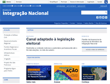 Tablet Screenshot of mi.gov.br