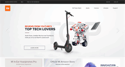 Desktop Screenshot of mi.com